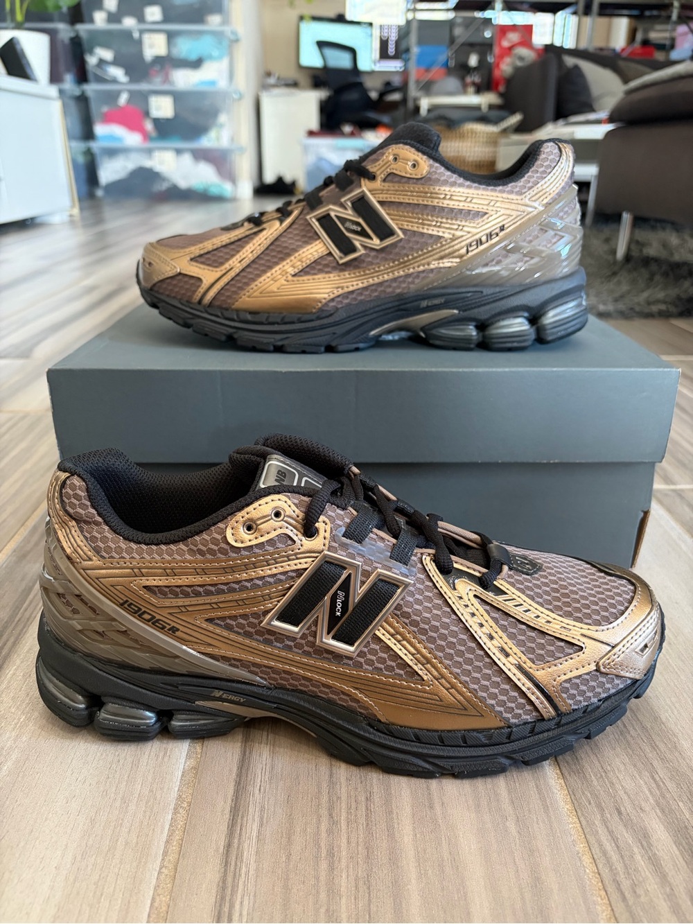 Men's New Balance 1906R Shoes - Bronze Brown Black U1906RCJ